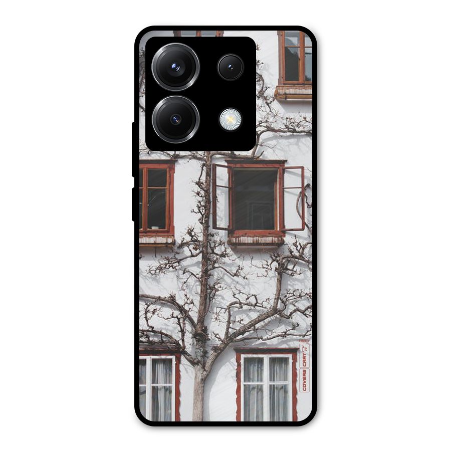 Tree House Metal Back Case for Poco X6