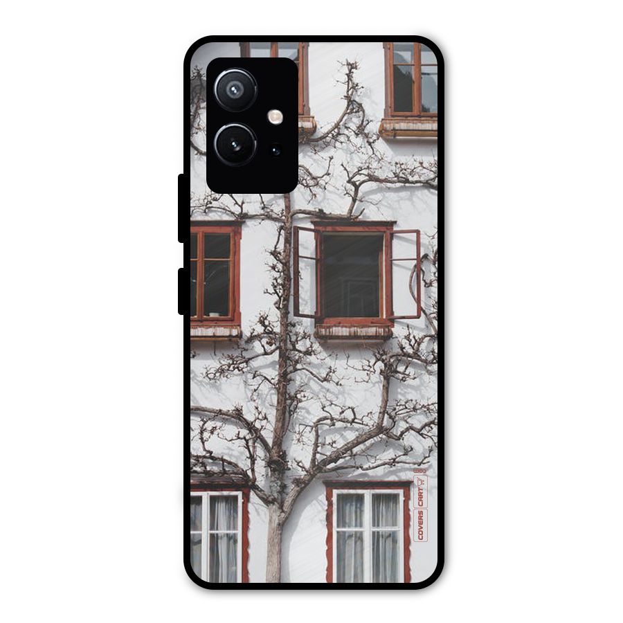 Tree House Metal Back Case for Vivo T1 5G