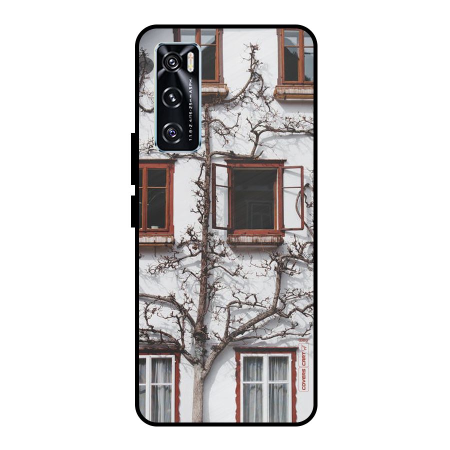 Tree House Metal Back Case for Vivo V20 SE