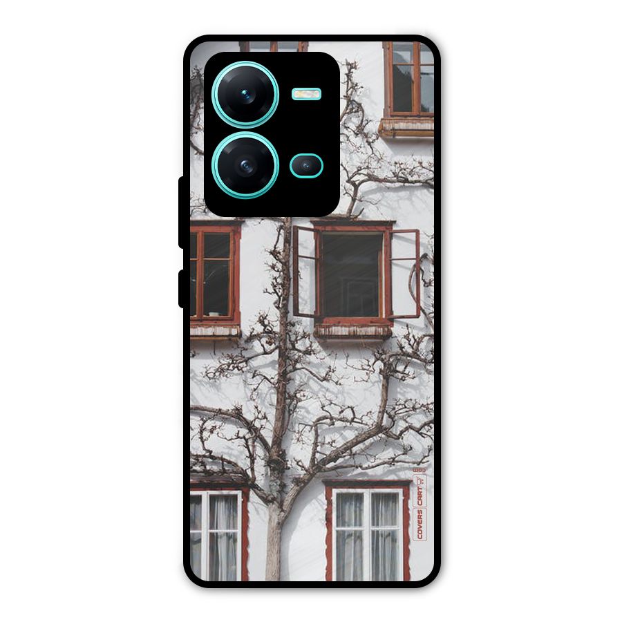 Tree House Metal Back Case for Vivo V25