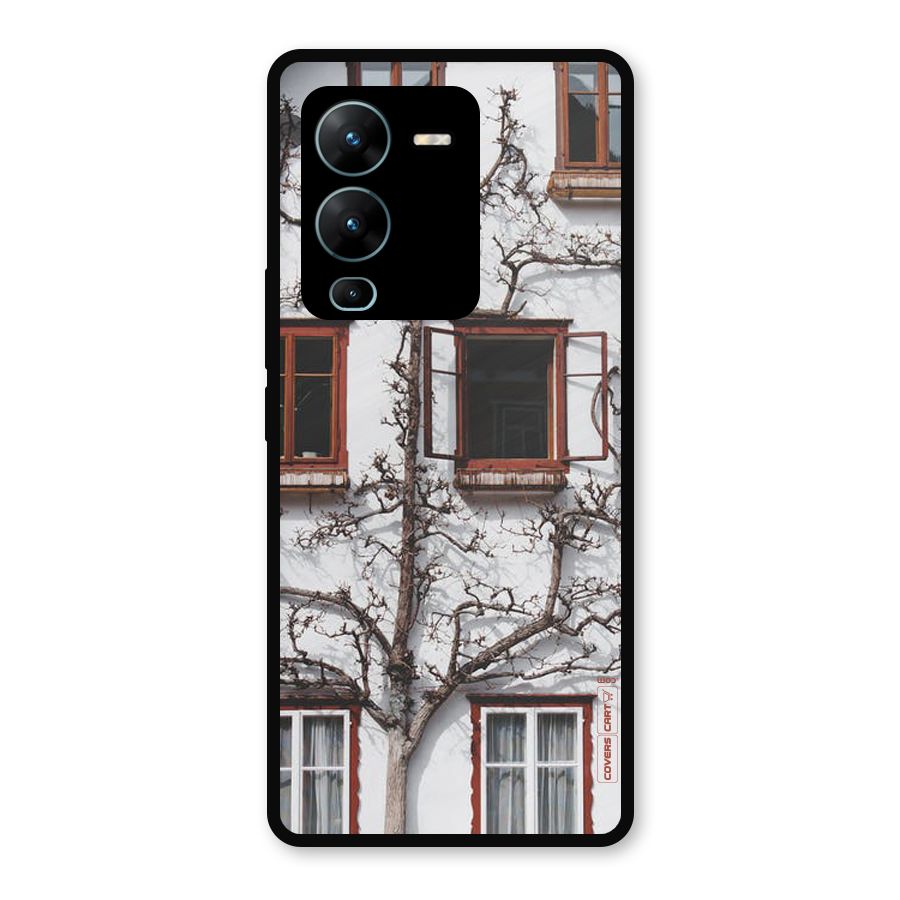 Tree House Metal Back Case for Vivo V25 Pro