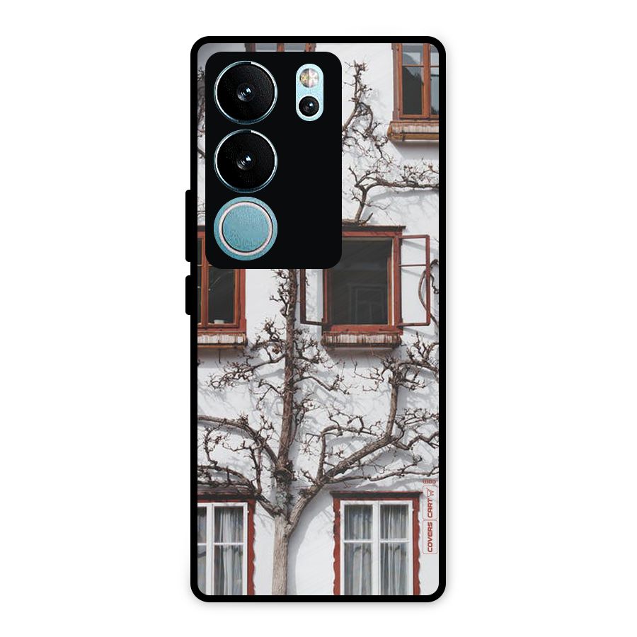 Tree House Metal Back Case for Vivo V29 Pro