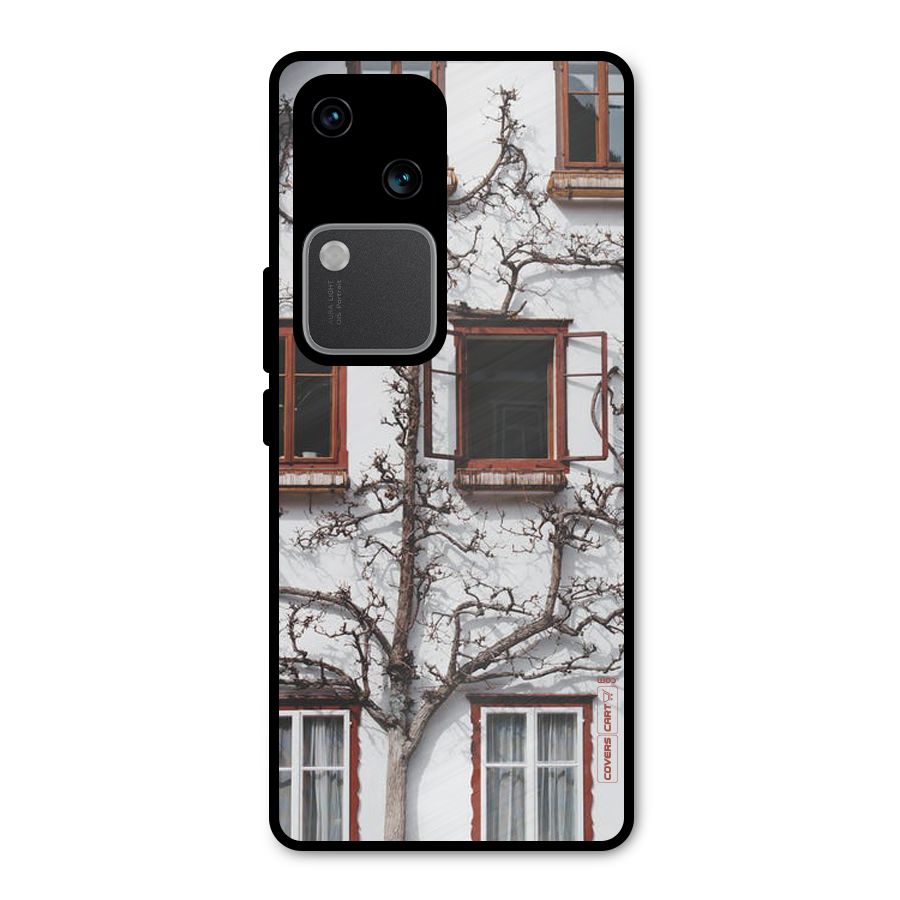 Tree House Metal Back Case for Vivo V30