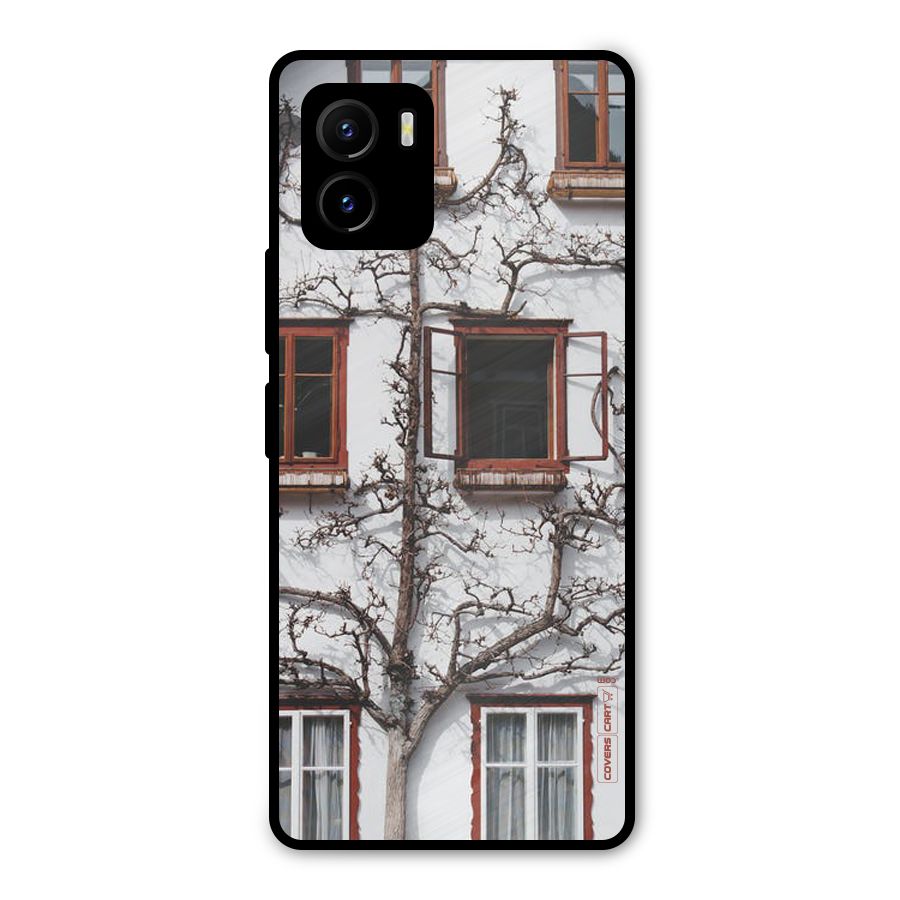 Tree House Metal Back Case for Vivo Y15s