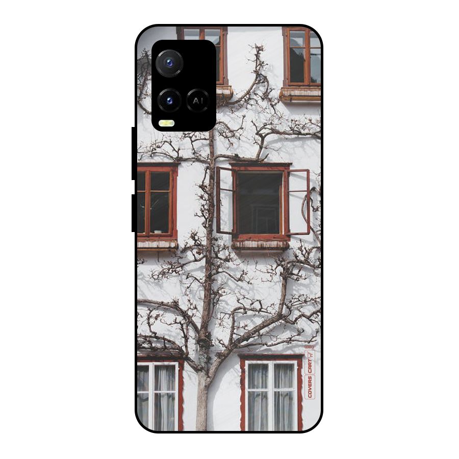 Tree House Metal Back Case for Vivo Y21