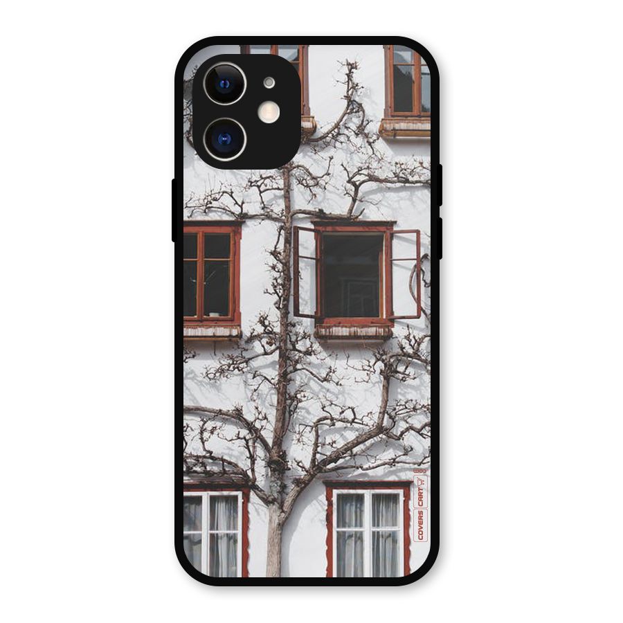Tree House Metal Back Case for iPhone 12
