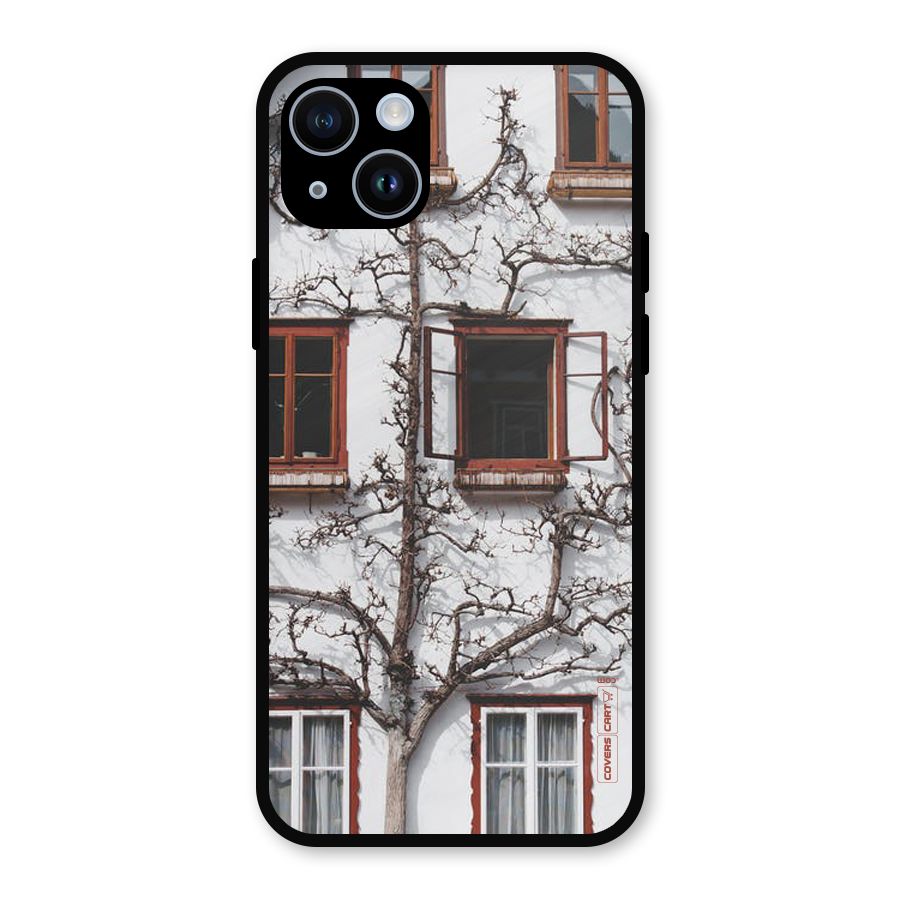 Tree House Metal Back Case for iPhone 14