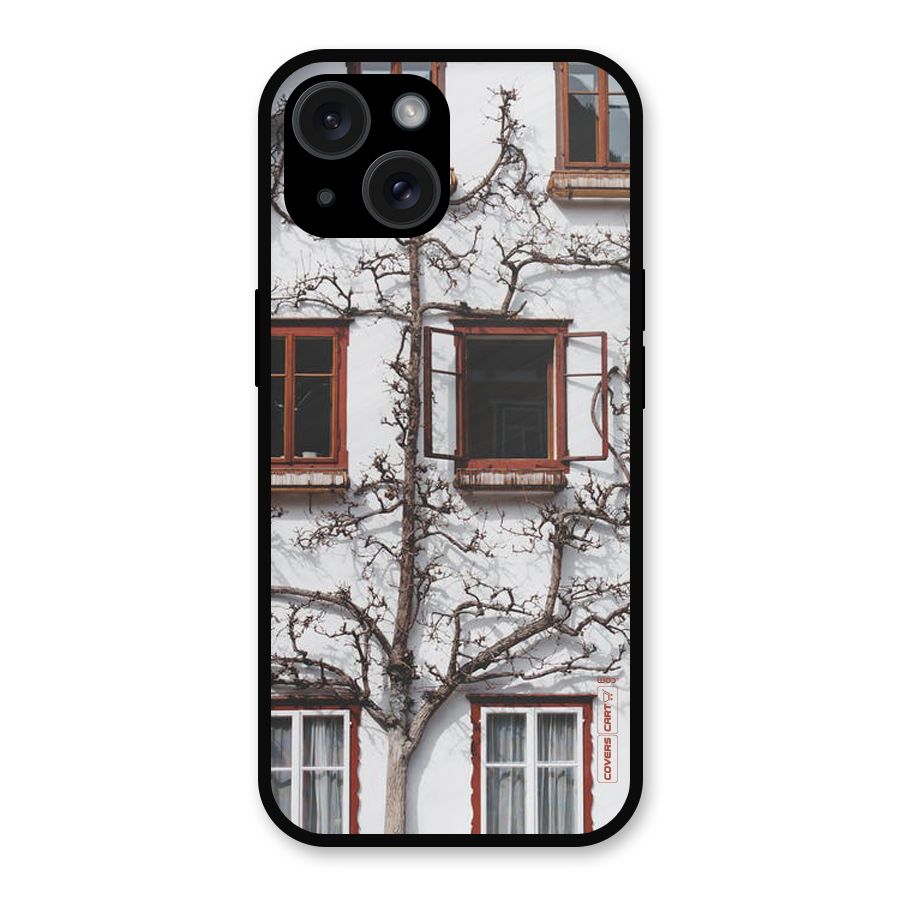 Tree House Metal Back Case for iPhone 15