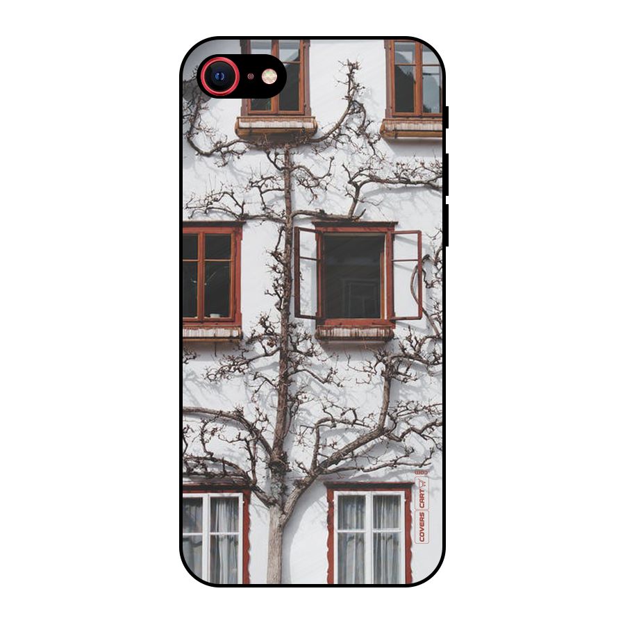 Tree House Metal Back Case for iPhone SE 2020