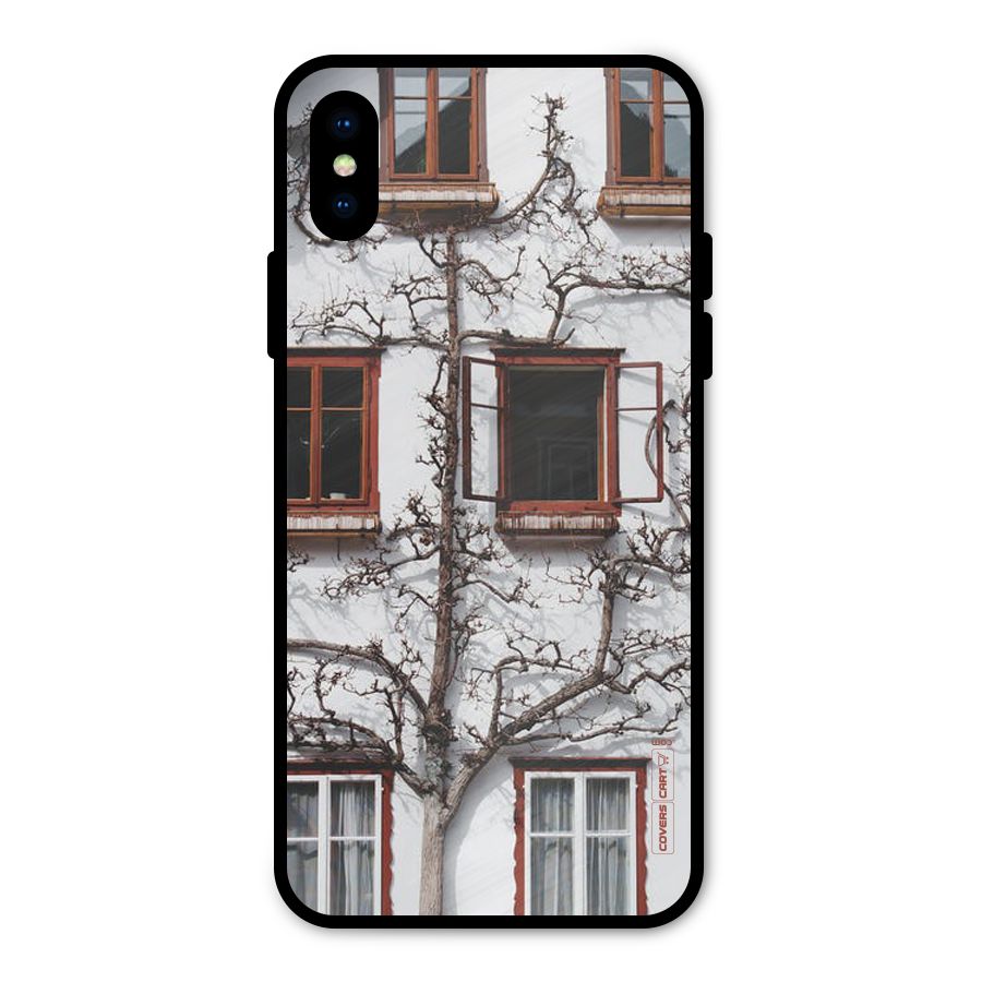 Tree House Metal Back Case for iPhone X