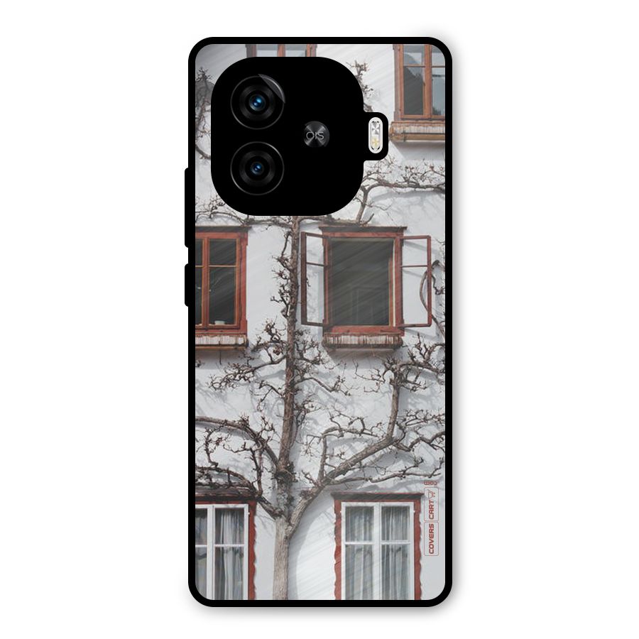 Tree House Metal Back Case for iQOO Z9 Turbo