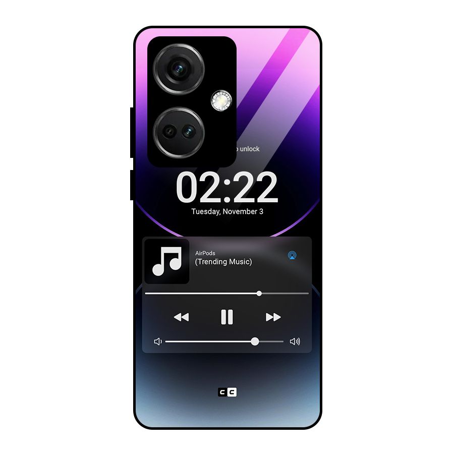 Trending Music Glass Back Case for OnePlus Nord CE 3 5G