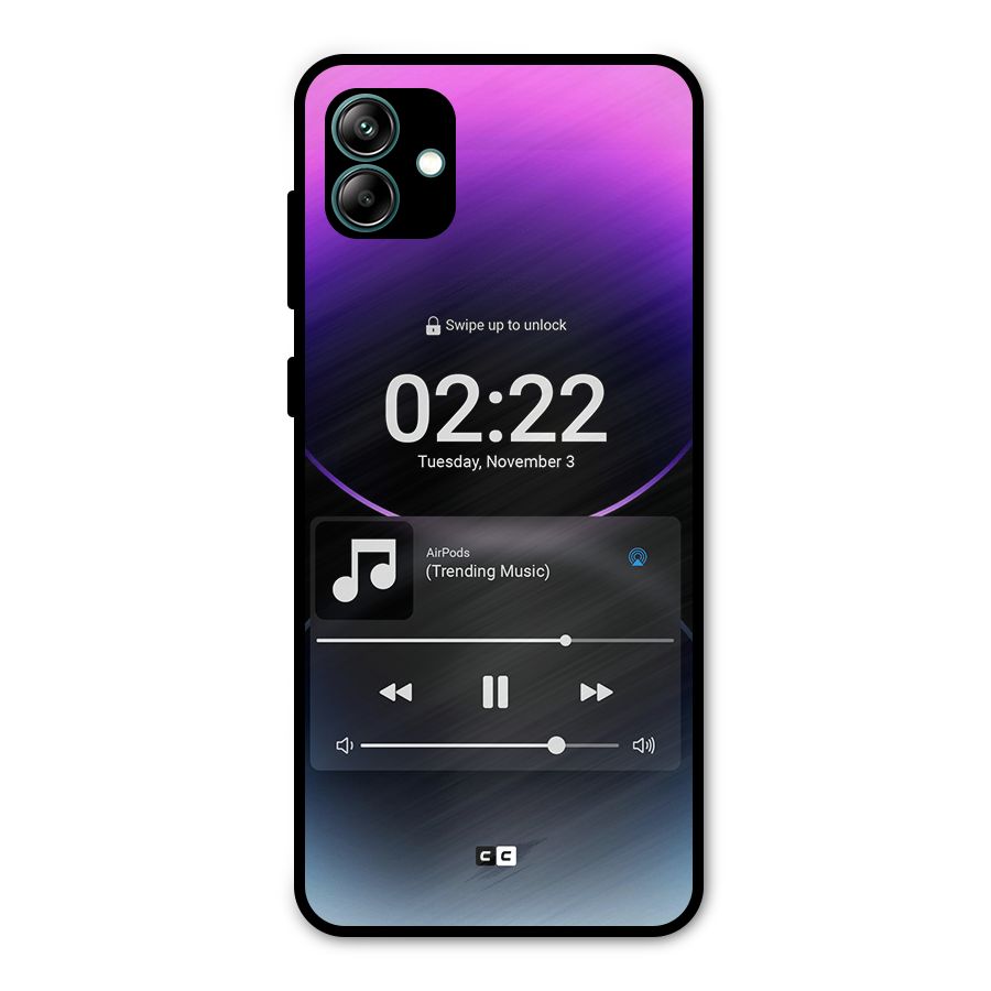 Trending Music Metal Back Case for Galaxy A04