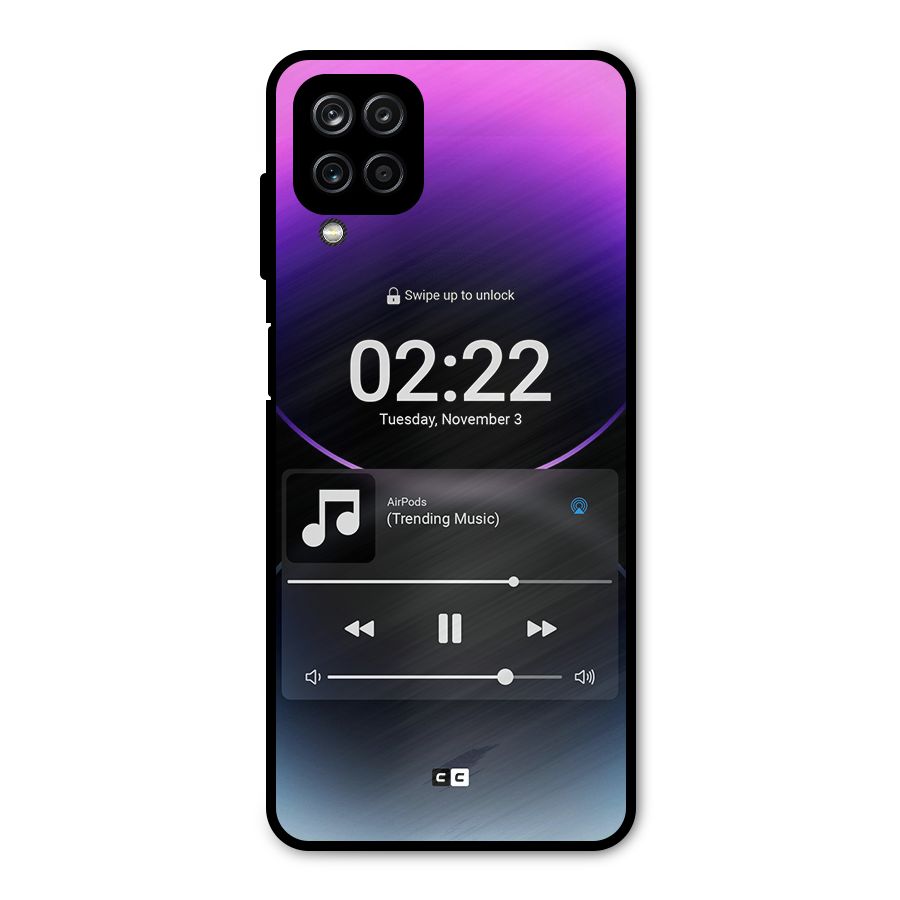 Trending Music Metal Back Case for Galaxy A12