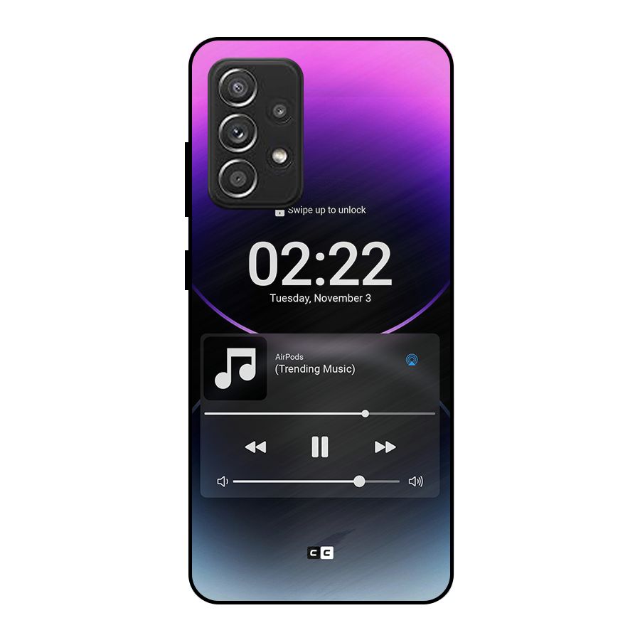 Trending Music Metal Back Case for Galaxy A52s 5G
