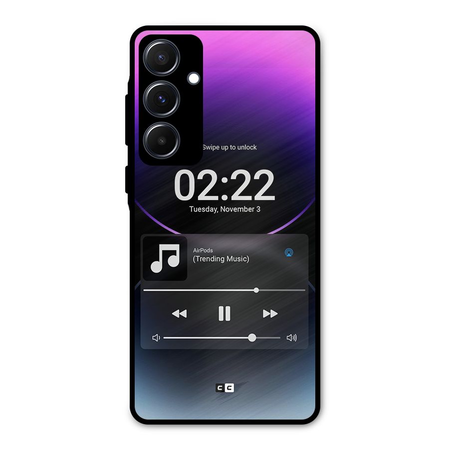 Trending Music Metal Back Case for Galaxy A55