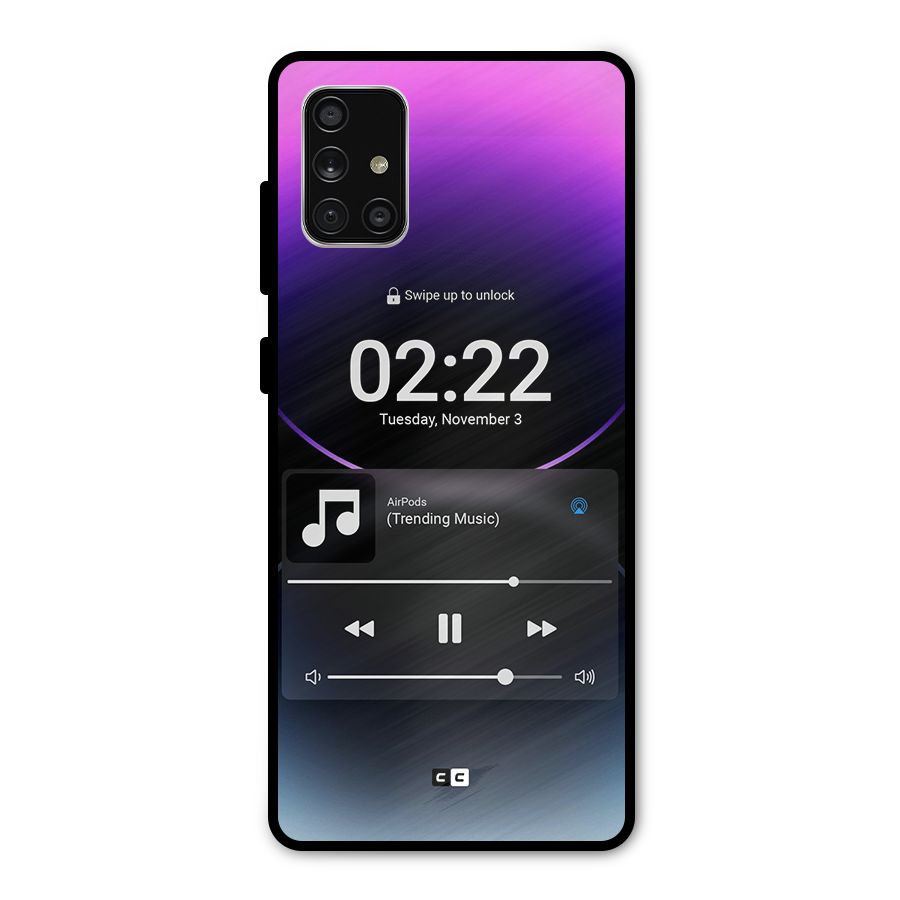 Trending Music Metal Back Case for Galaxy A71