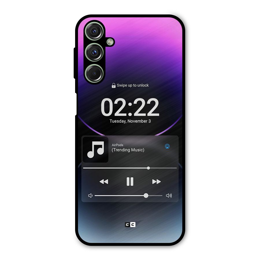 Trending Music Metal Back Case for Galaxy M34