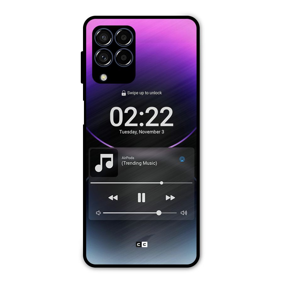 Trending Music Metal Back Case for Galaxy M53 5G