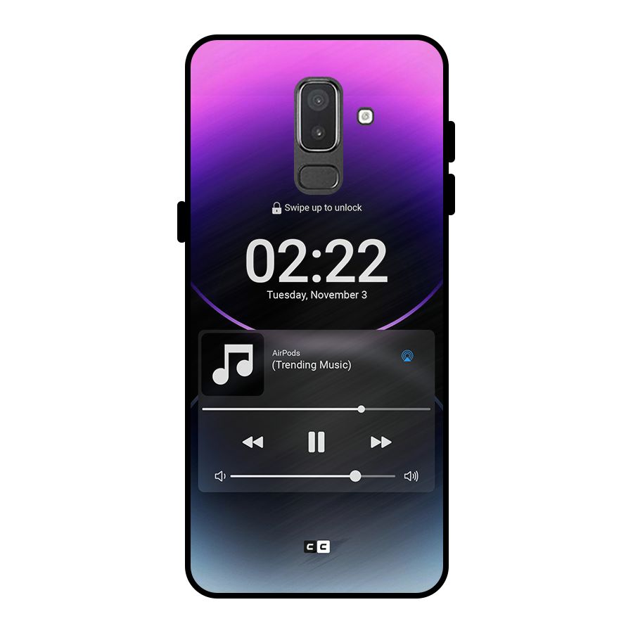 Trending Music Metal Back Case for Galaxy On8 (2018)