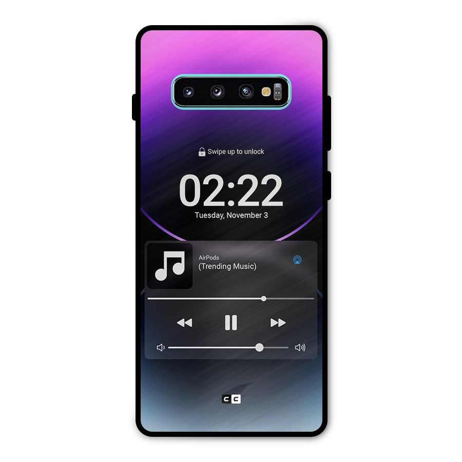 Trending Music Metal Back Case for Galaxy S10 Plus