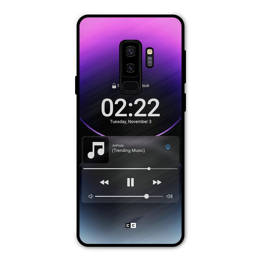 Trending Music Metal Back Case for Galaxy S9 Plus