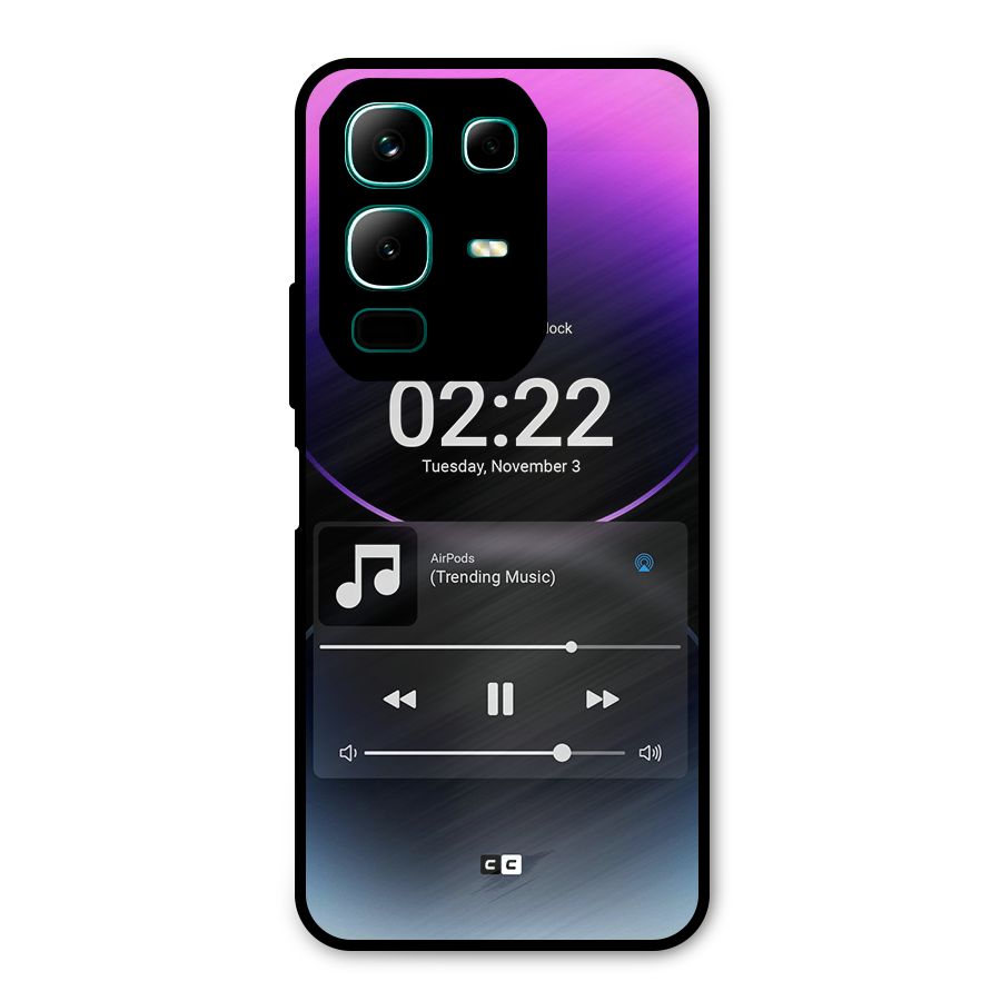 Trending Music Metal Back Case for Infinix Note 50x