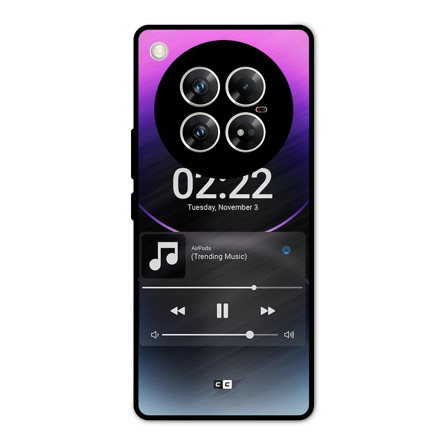 Trending Music Metal Back Case for Infinix Zero 40 5G