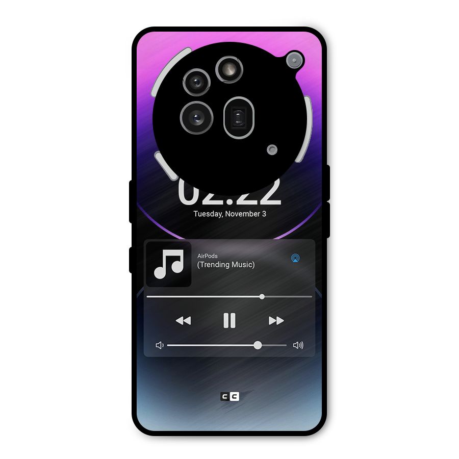 Trending Music Metal Back Case for Nothing Phone 3a Pro