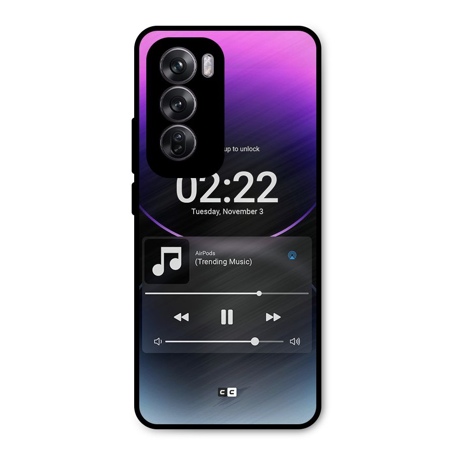 Trending Music Metal Back Case for Oppo Reno12 Pro