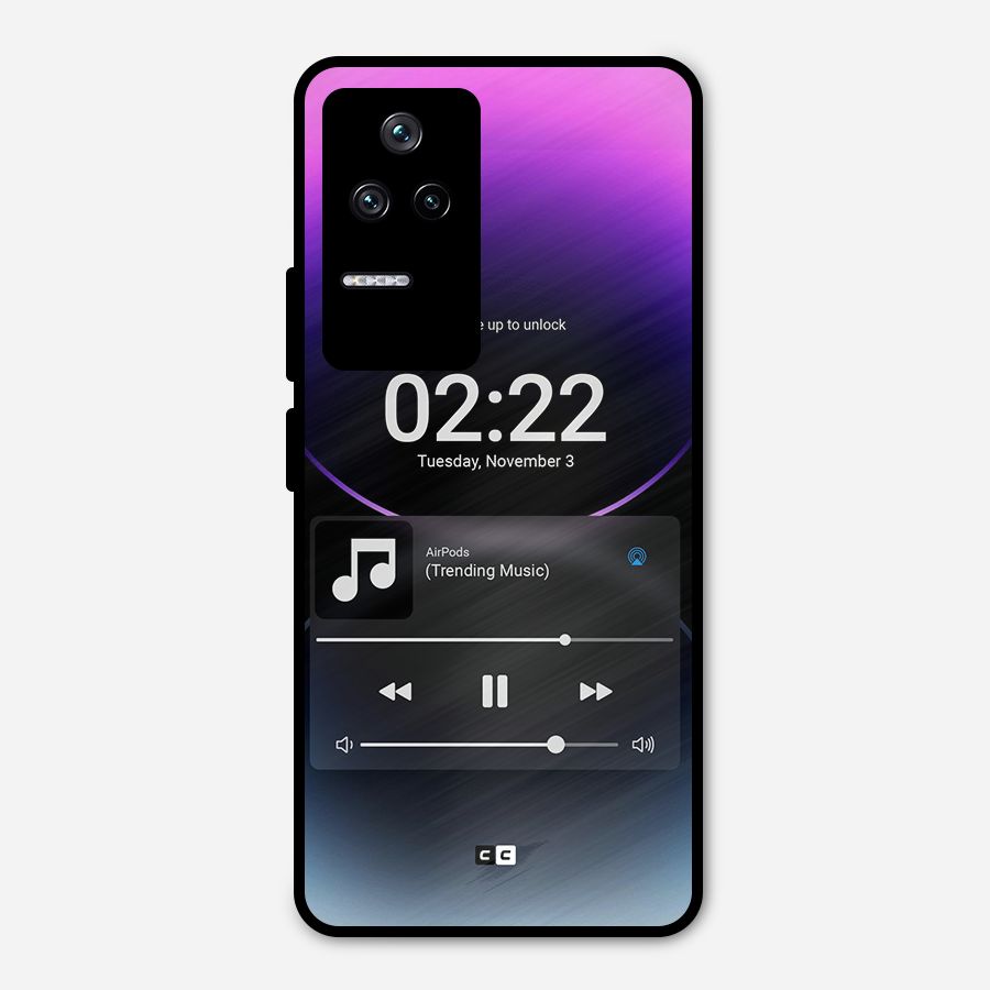 Trending Music Metal Back Case for Poco F4 5G