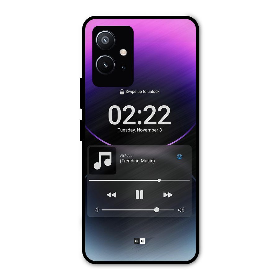 Trending Music Metal Back Case for Vivo T1 5G