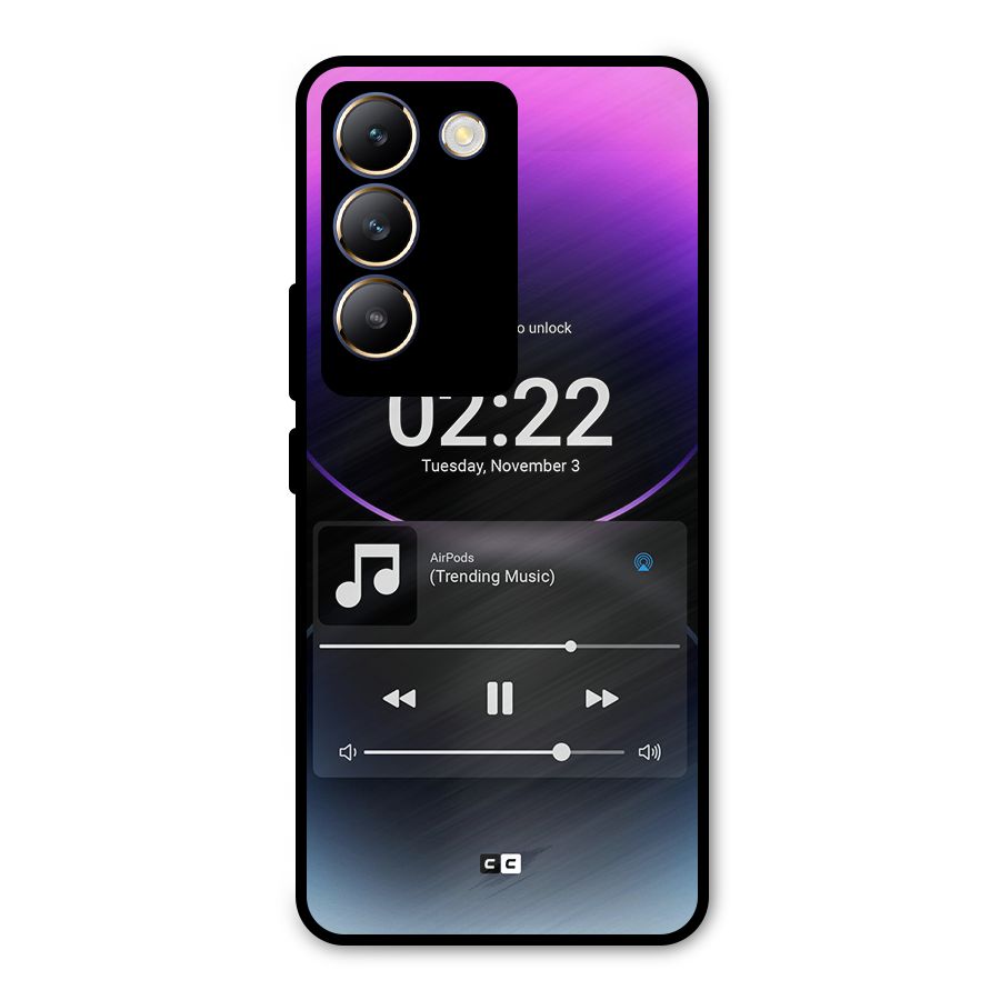Trending Music Metal Back Case for Vivo T3 5G