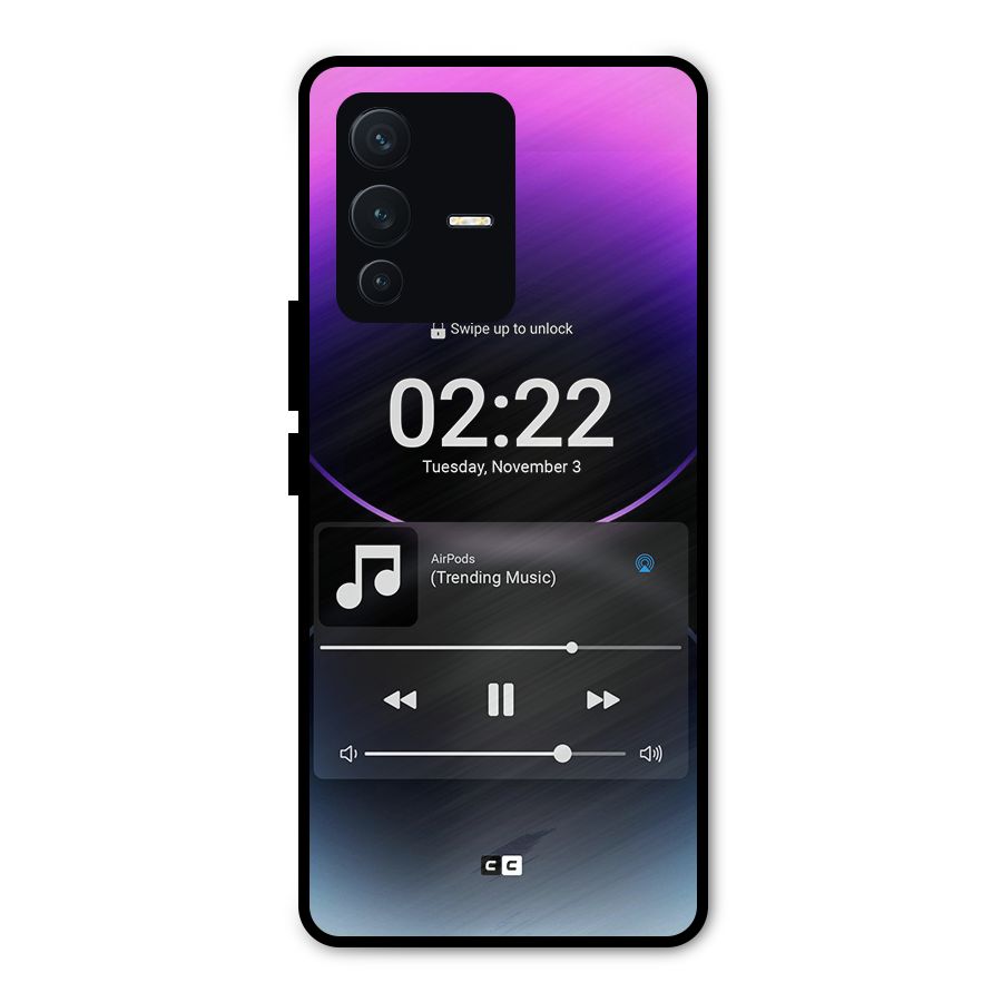 Trending Music Metal Back Case for Vivo V23 Pro