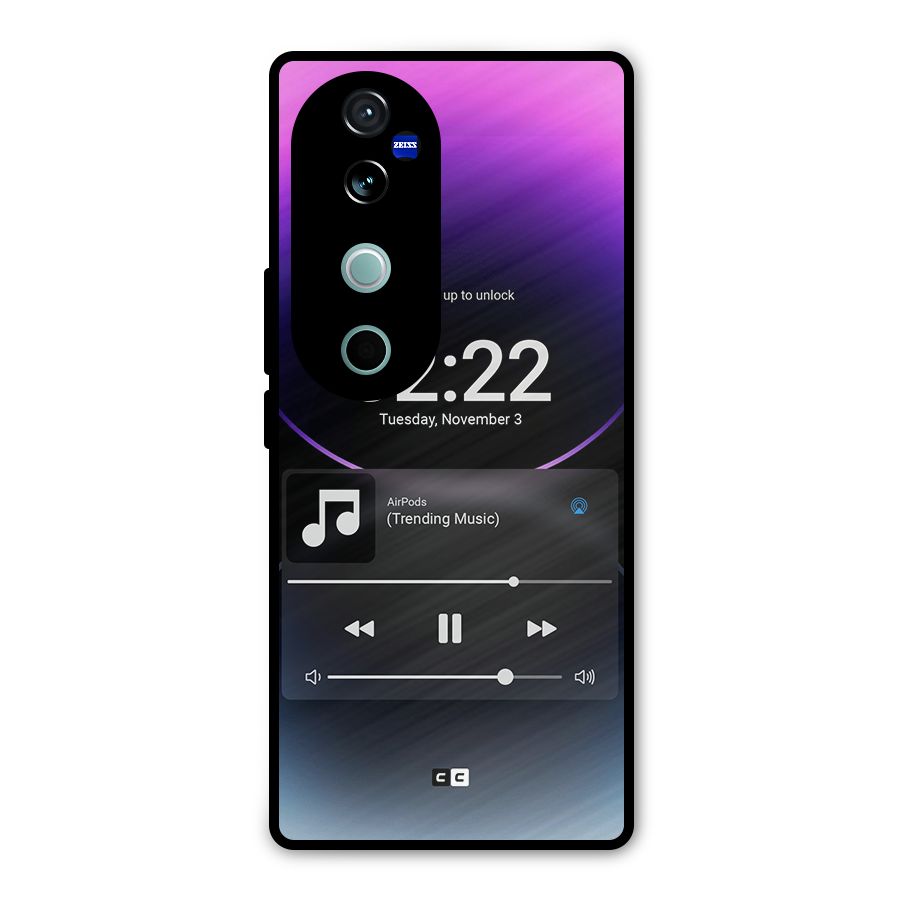 Trending Music Metal Back Case for Vivo V40