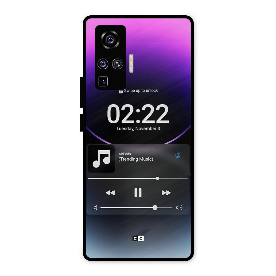 Trending Music Metal Back Case for Vivo X50 Pro