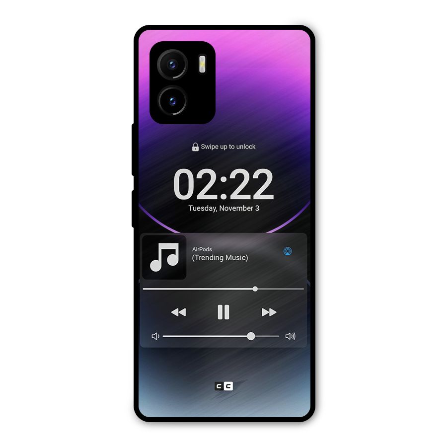 Trending Music Metal Back Case for Vivo Y15s