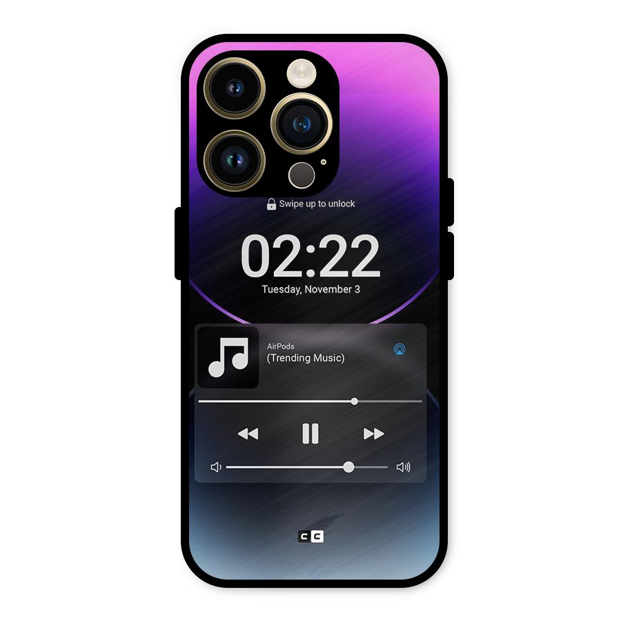 Trending Music Metal Back Case for iPhone 14 Pro