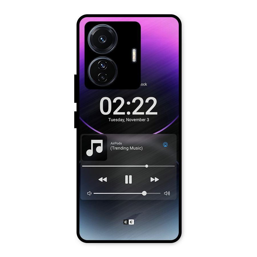 Trending Music Metal Back Case for iQOO Z6