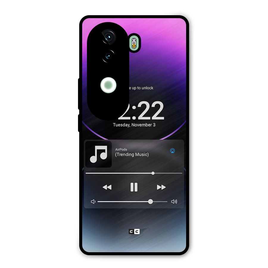 Trending Music Metal Back Case for iQOO Z9s