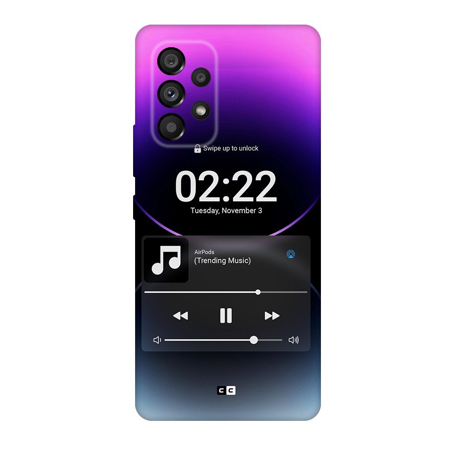 Trending Music Original Polycarbonate Back Case for Galaxy A53 5G