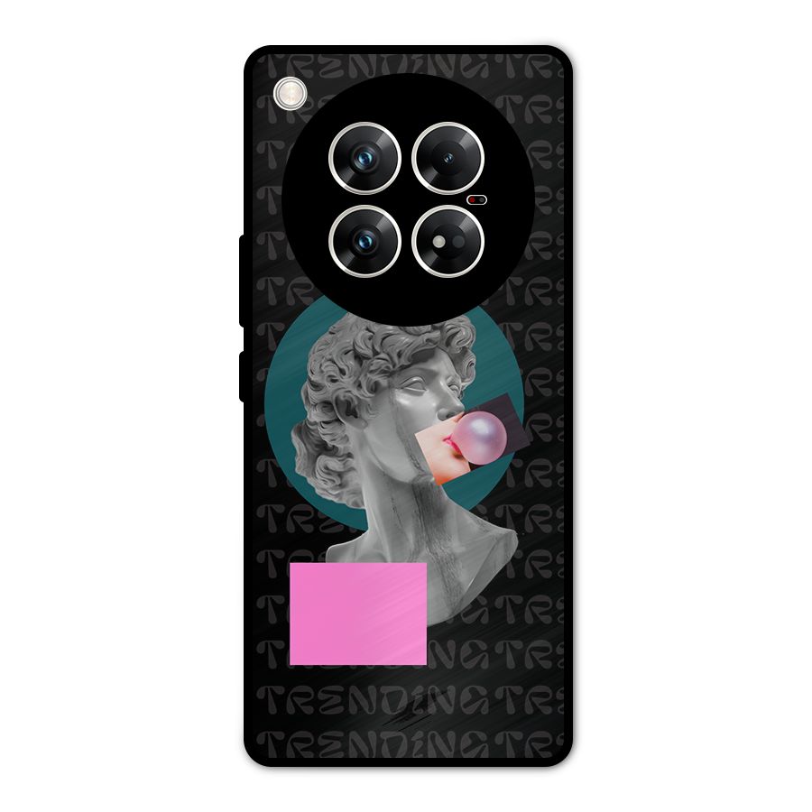 Trending Typo Metal Back Case for Infinix Zero 40 5G