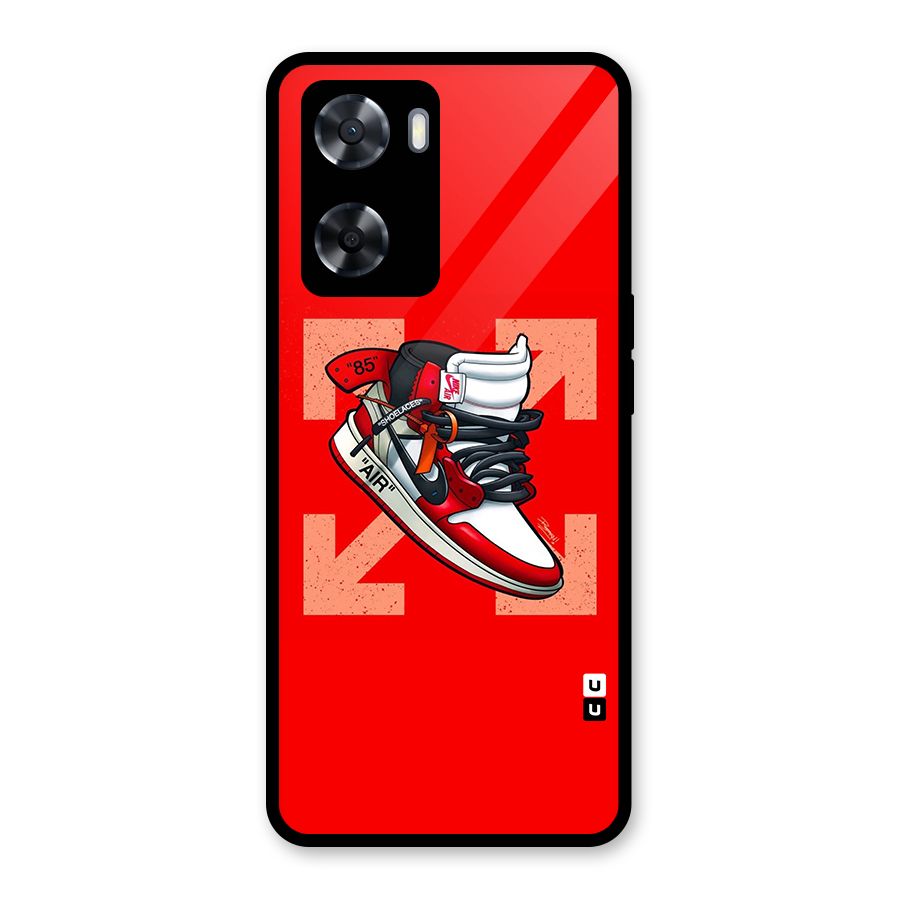 Trendy Air Shoes Glass Back Case for OnePlus Nord N20 SE