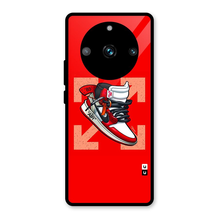 Trendy Air Shoes Glass Back Case for Realme Narzo 60 Pro