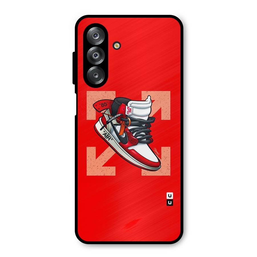 Trendy Air Shoes Metal Back Case for Galaxy A26
