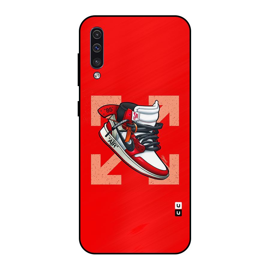 Trendy Air Shoes Metal Back Case for Galaxy A30s