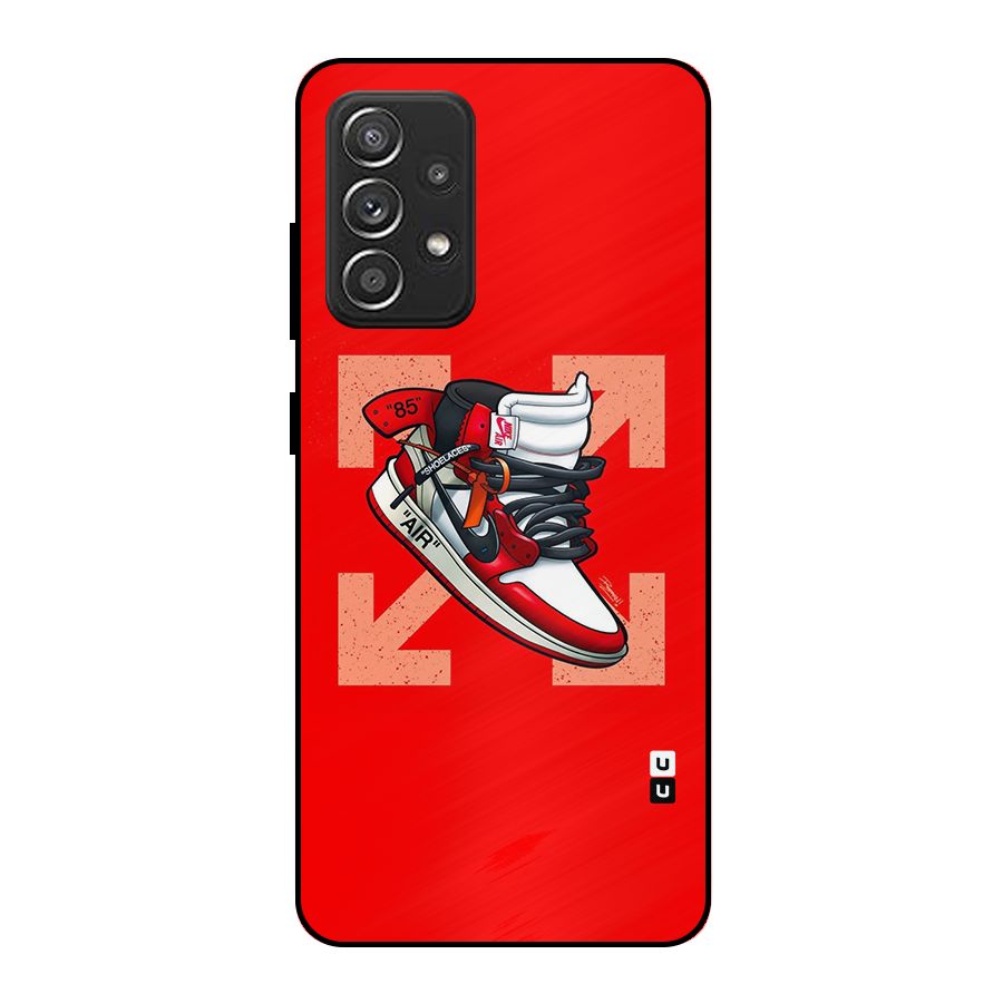 Trendy Air Shoes Metal Back Case for Galaxy A52s 5G