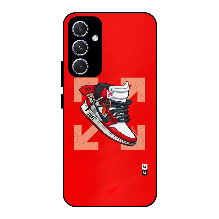Trendy Air Shoes Metal Back Case for Galaxy A54
