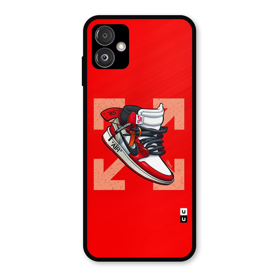 Trendy Air Shoes Metal Back Case for Galaxy F14