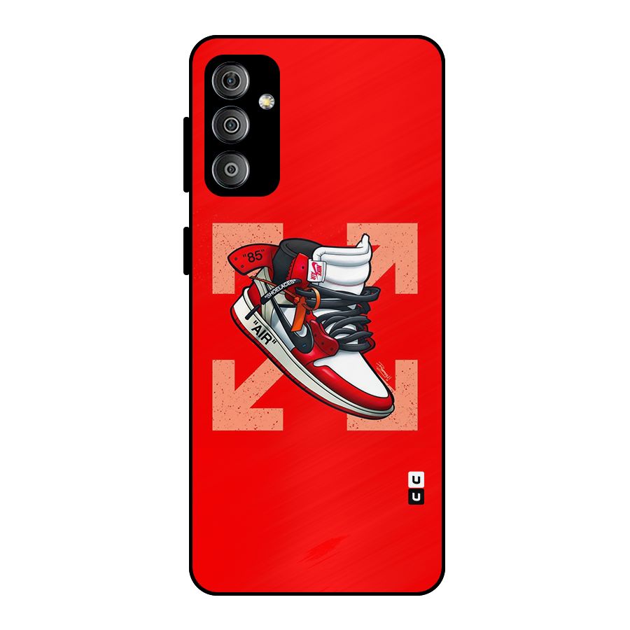 Trendy Air Shoes Metal Back Case for Galaxy F23